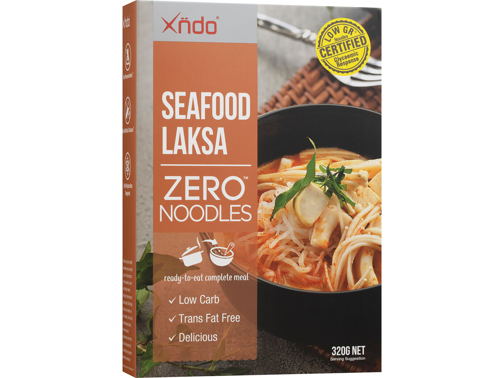Seafood Laksa Zero™ Noodles XNDO Food for Health